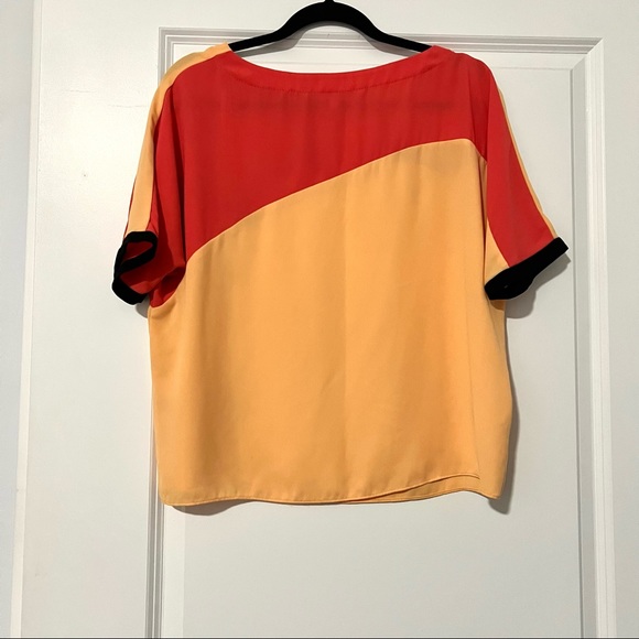 Rachel Roy Colorblock Top - Picture 2 of 4